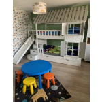 Traumbett Etagenbett mit Treppe und rutche